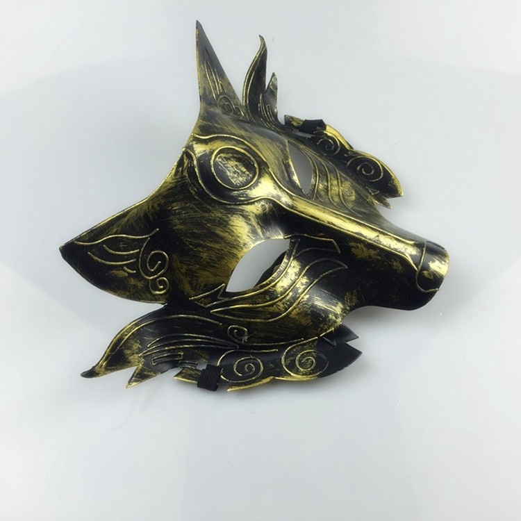 Mặt nạ hóa trang hình sói chất liệu dày dặn