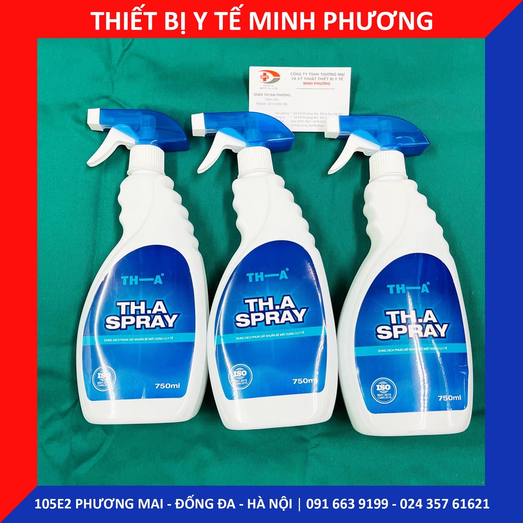 Dung dịch phun diệt khuẩn bề mặt dụng cụ TH.A SPRAY