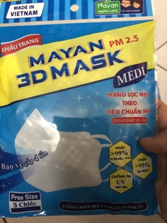 Khẩu trang Mayan 3D Mask