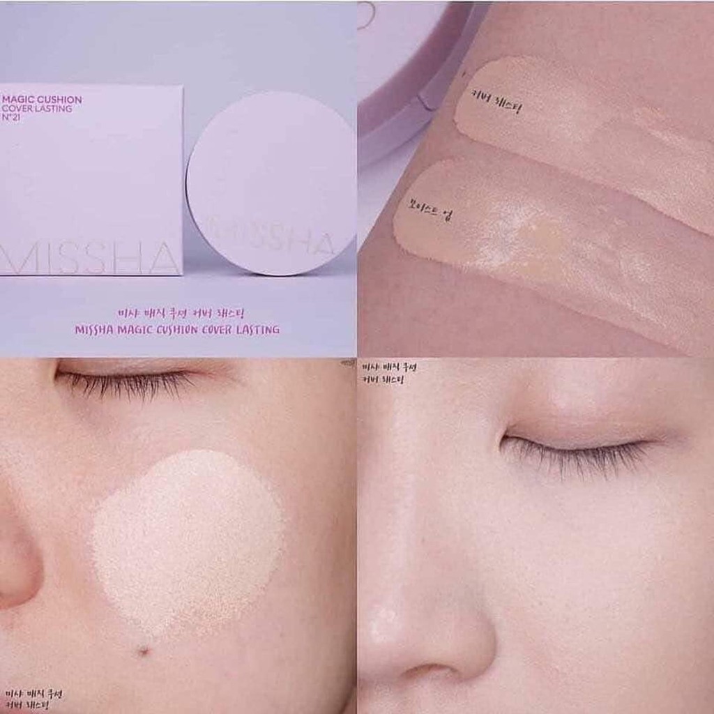 Phấn Nước Kiềm Dầu Missha M Magic Cushion Cover Lasting SPaF50+/PA+++-Trúc Cosmetics | BigBuy360 - bigbuy360.vn