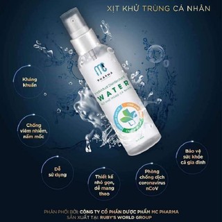 Combo 20 chai 120ml xịt khuẩn khô cá nhân