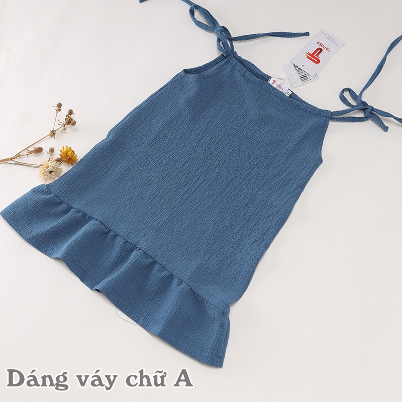 Váy cho bé, Váy đầm 2 dây sành điệu cho bé gái (10-21KG) Tanosa kids