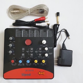 Combo mic thu âm sm-8b icon upod pro dây ma2