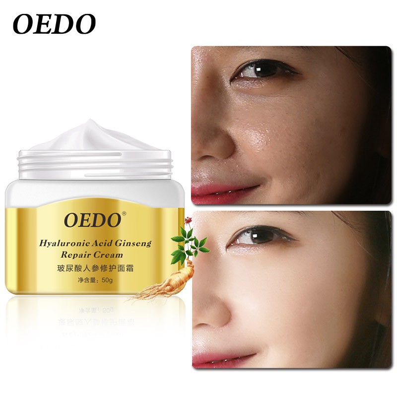 Kem Dưỡng Da Oedo Chiết Xuất Nhân Sâm Hyaluronic Acid Kiềm Dầu Làm Trắng Da Phù Hợp Cho Mọi Loại Da giúp da tươi sáng hồi Chống nhăn 50g