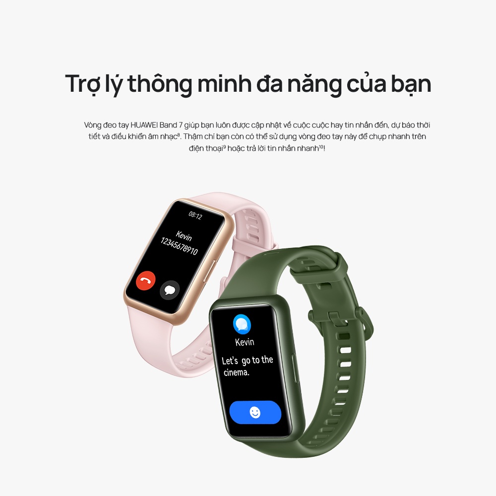 Đồng hồ thông minh HUAWEI Band 7, Huawei Band 8