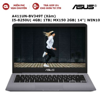 Laptop asus a411un-bv349t i5-8250u i 4gb i 1tb i mx150 2gb i win 10