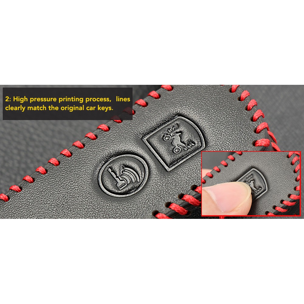 Bao da chìa khóa cao cấp cho xe HONDA PCX SH SH Mode AIR BLADE -smartkey 2 nút bấm -Mẫu 01
