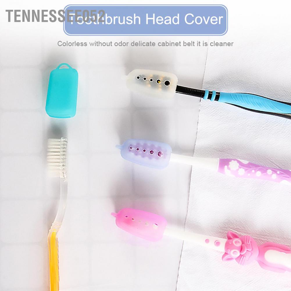 Tennessee052 Silicone Toothbrush Head Cover Electric Protective Cap for Home Travel Camping