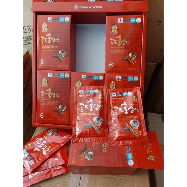 Nước Sâm - Nước Hồng Sâm Chén Loại Xịn Hộp 30 Gói