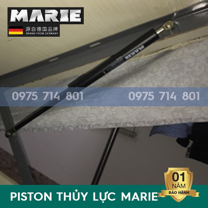 Piston tay thủy lực MARIE MA410 400N piston thủy lực giàn máy, giá khung xe lưu động lực đẩy 40Kg BH 2 năm sử dụng