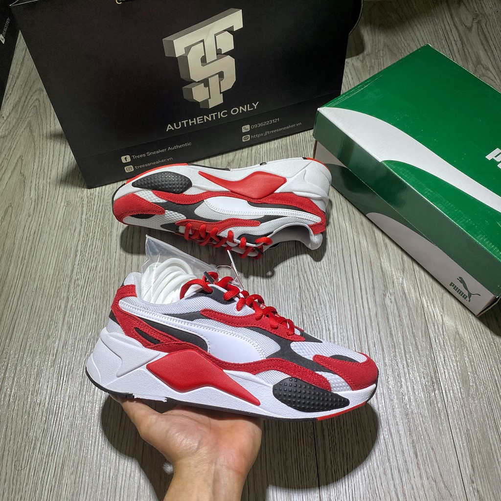 [Chính hãng] Giày thể thao nam PUMA RS-X3 Super Red White