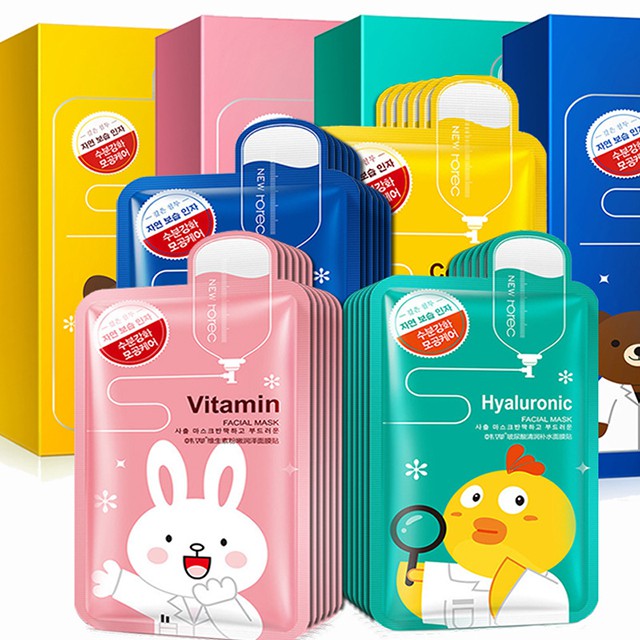 Mặt Nạ Gấu vịt thỏ RoRec Line Friends Nội Địa Trung