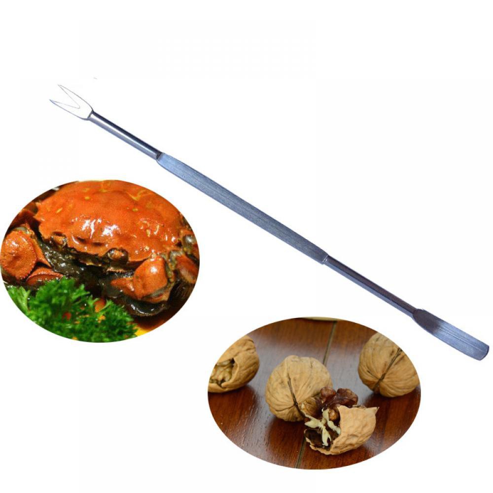 1 Piece  Stainless Steel Olive Crab Lobster Fork Picks Handy Helper Nutcracker