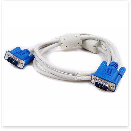 DÂY VGA 5M DÂY TRẮNG CHỐNG NHIỄU CAO CẤP, CABLE VGA HÀNG CHUẨN, DÂY CÁP CHO MÁY TÍNH MẪU MỚI BÁN CHẠY