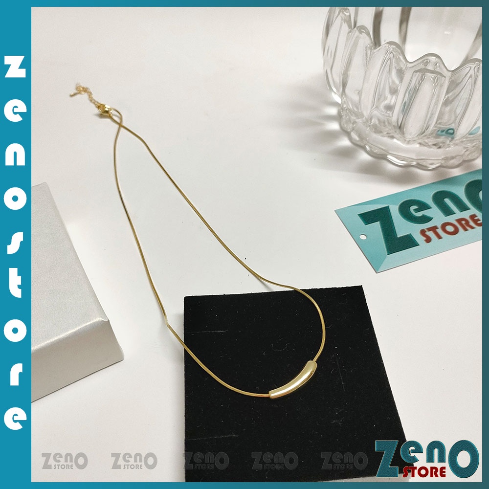Vòng cổ bạc sterling (full box) DC04, dây chuyền hợp kim bạc phong cách Hàn Quốc