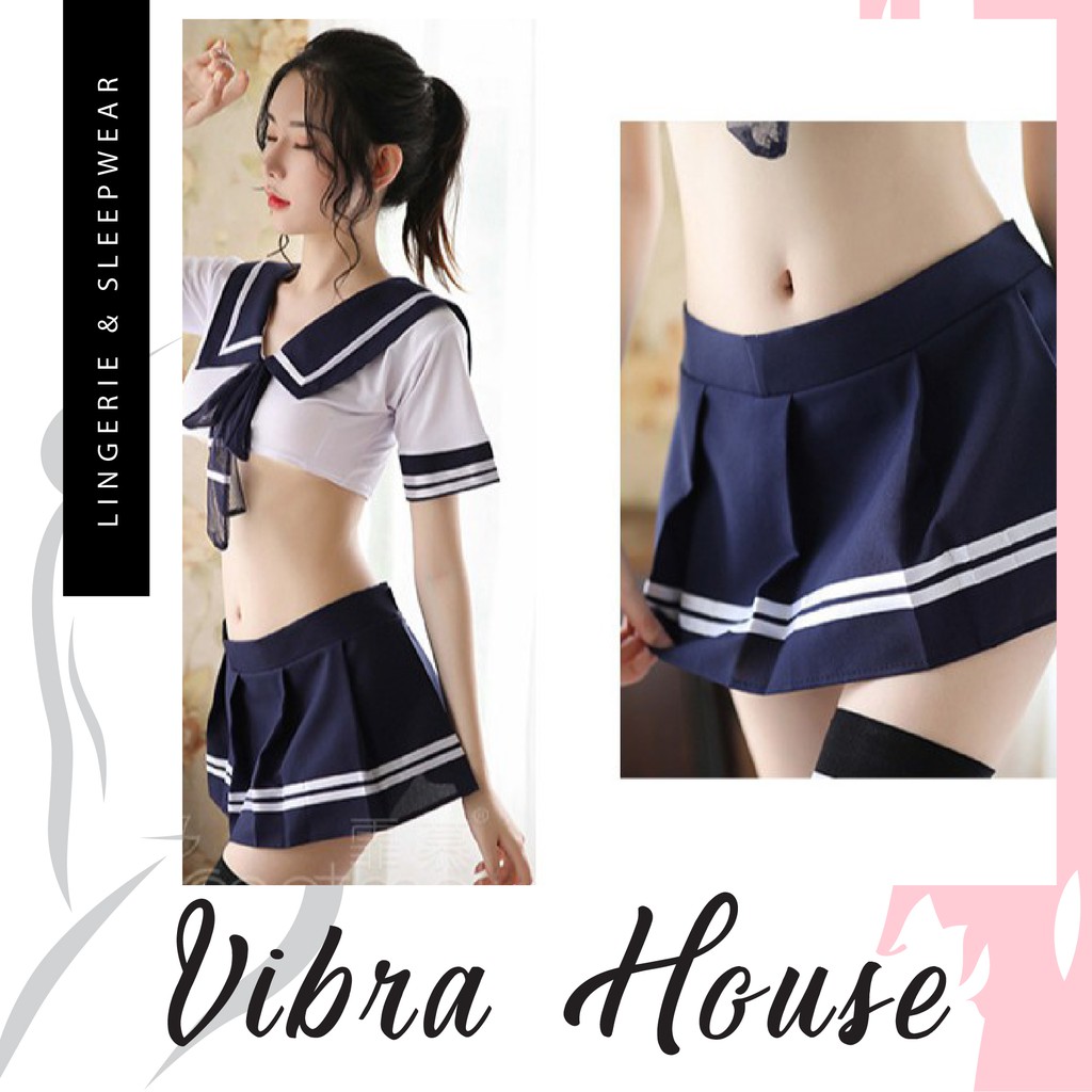 Đồ cosplay sexy học sinh nhật bản ❤️ Set đồ ngủ Nữ sinh gợi cảm - Vibra House - P216 | BigBuy360 - bigbuy360.vn