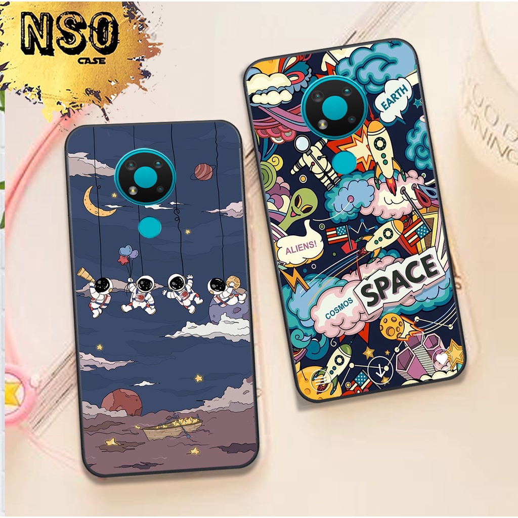 Ốp lưng Nokia 3.4 in hình phi hàng gia vũ trụ độc lạ đẹp