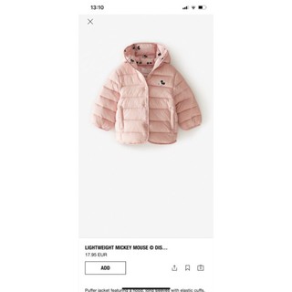 áo phao zara Mickey