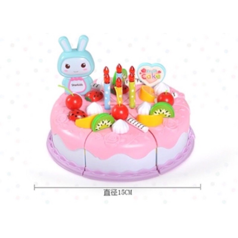 LƯU Ý KHÔNG CÓ THỎ Bánh sinh nhật đồ chơi cho bé đồ chơi bánh sinh nhật 37 chi tiết