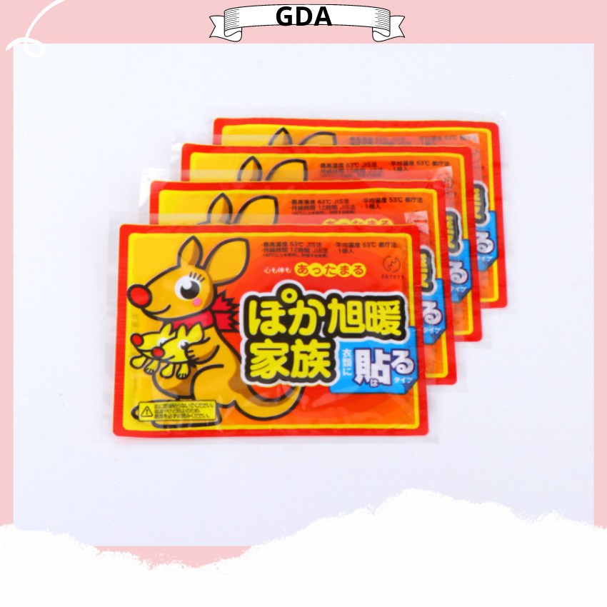 Miếng Dán Giữ Nhiệt Con Chuột Túi, Dán Nóng Cơ Thể, Bàn Chân - Sưởi Ấm Ngày Đèn Đỏ, Đau Bụng Kinh