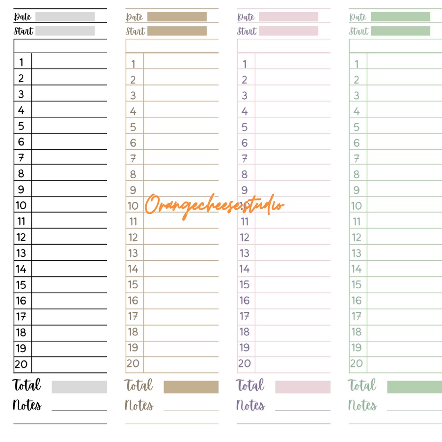 Phiếu Trả Lời Đáp Án Các Môn Học  | Answer Sheet | Tiện Lợi Đa Dạng | Digital File