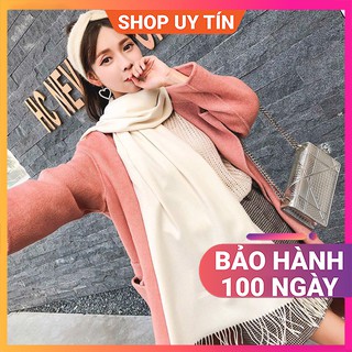 Khăn Quàng Cổ Len Cashmere Nữ - Khăn Choàng Giữ Ấm, Đi Biển Đẹp