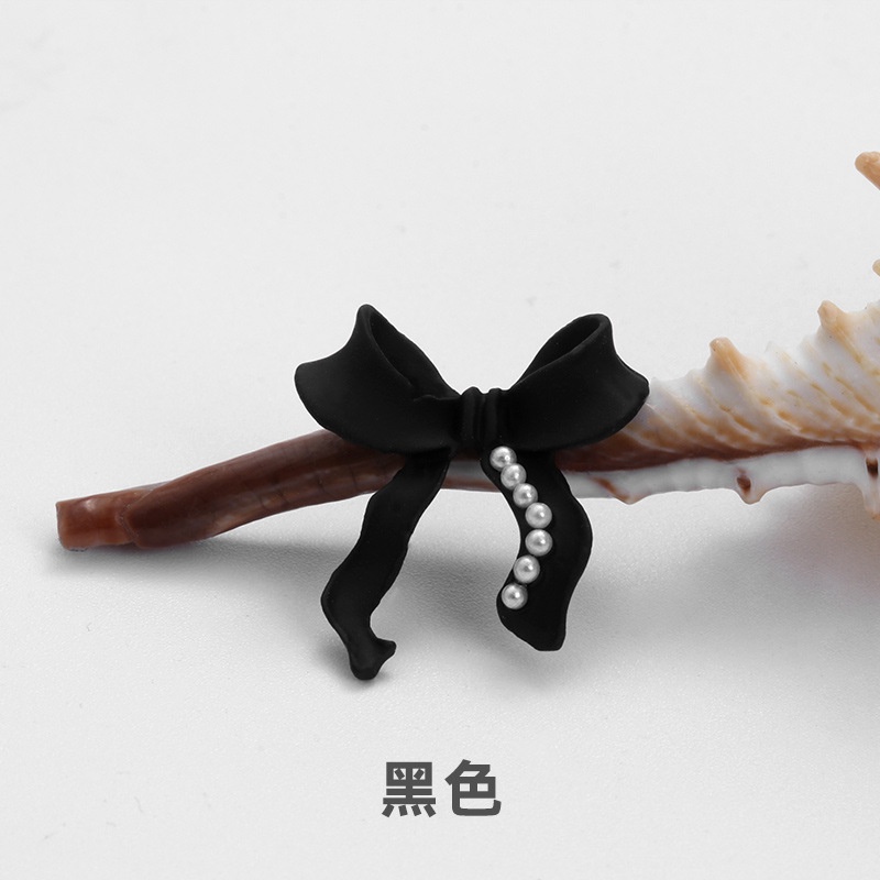 Phụ Kiện Trang Trí Móng Tay Hình Bướm Màu Vàng Và Ngọc Trai Phong Cách Hàn Quốc