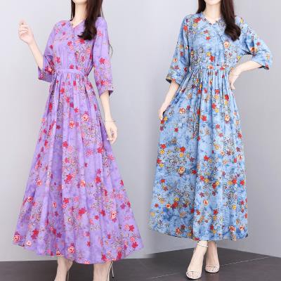 Jumpsuit Cotton Mỏng Thoáng Khí In Hoa Thời Trang Cao Cấp Cho Nữ