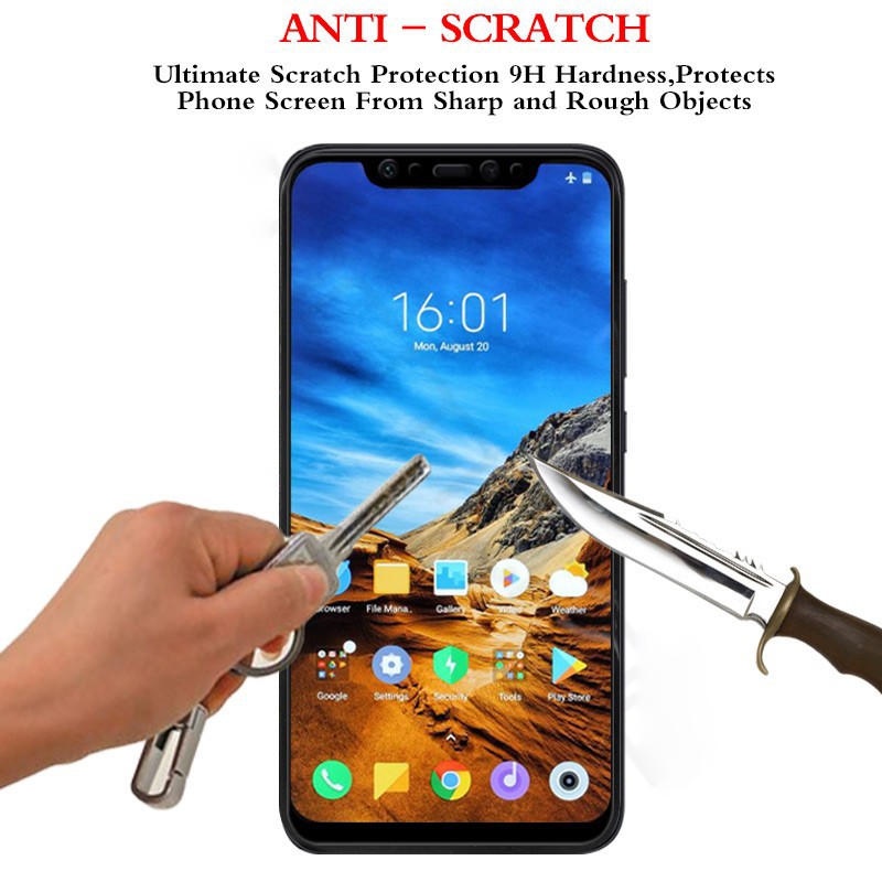 Kính Cường Lực Bảo Vệ Toàn Màn Hình Cho Xiaomi Pocophone F1 9H 2.5D