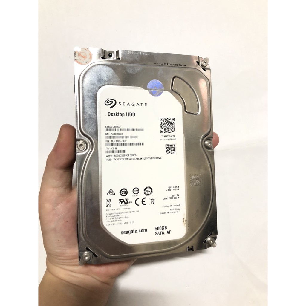 Ổ cứng HDD Seagate 500G chạy tốt