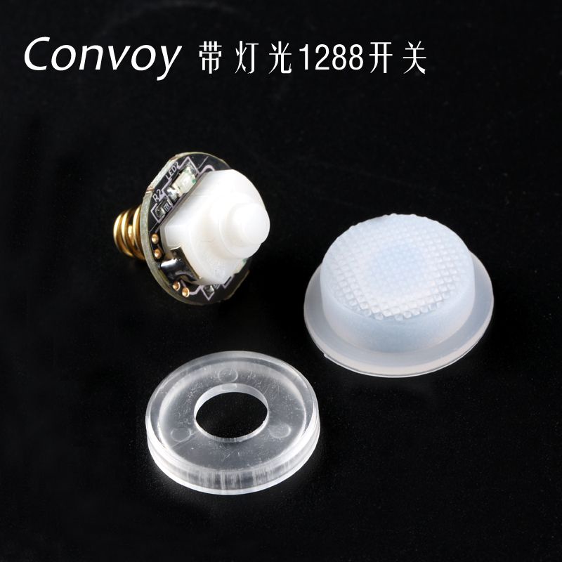 Set 3 Công Tắc 1288 Có Đèn LED Xanh Dương Cho Convoy C8 M1 M2 S2 S2 + S21a