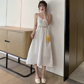 Váy thô đũi boho phối ren siêu xinh đi biển