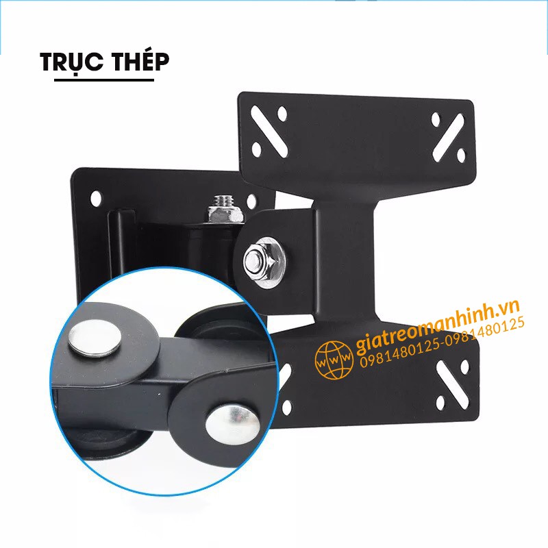 Giá Treo Màn Hình 17 - 27  Model F01 / Lắp Đặt Treo Tường - Xoay Màn 180 Độ