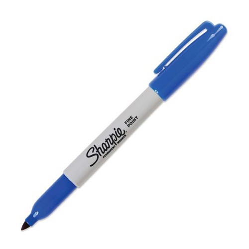 Bút lông dầu vẽ trên mọi chất liệu Sharpie Fine Point - Blue (Màu xanh dương)