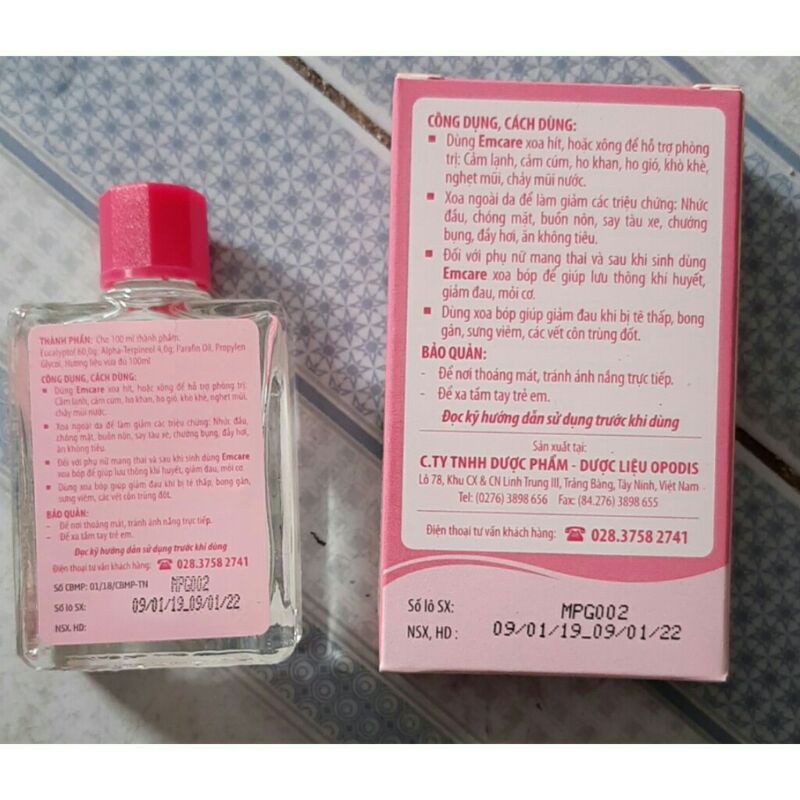 Dầu Khuynh Diệp Emcare chai 25ml ⚡ CAM KẾT CHÍNH HÃNG ⚡ Dầu em bé chiết xuất tinh dầu tràm, mùi thơm nhẹ, không nóng rát