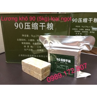 10 phong (nửa thùng) lương khô quân đội 90 vị ngọt