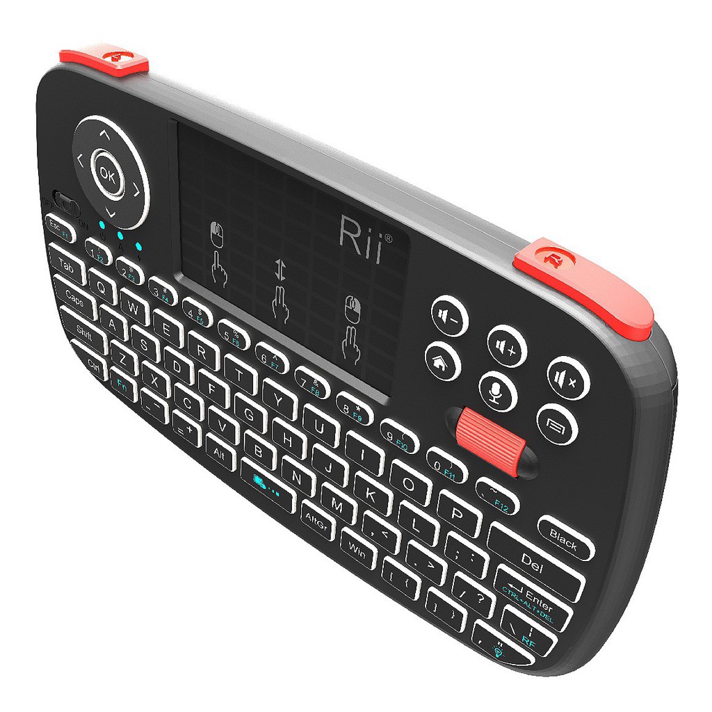 Bàn Phím Mini Rii I4 Bluetooth 2.4ghz Cho Windows Android Tv Box Mini Pc