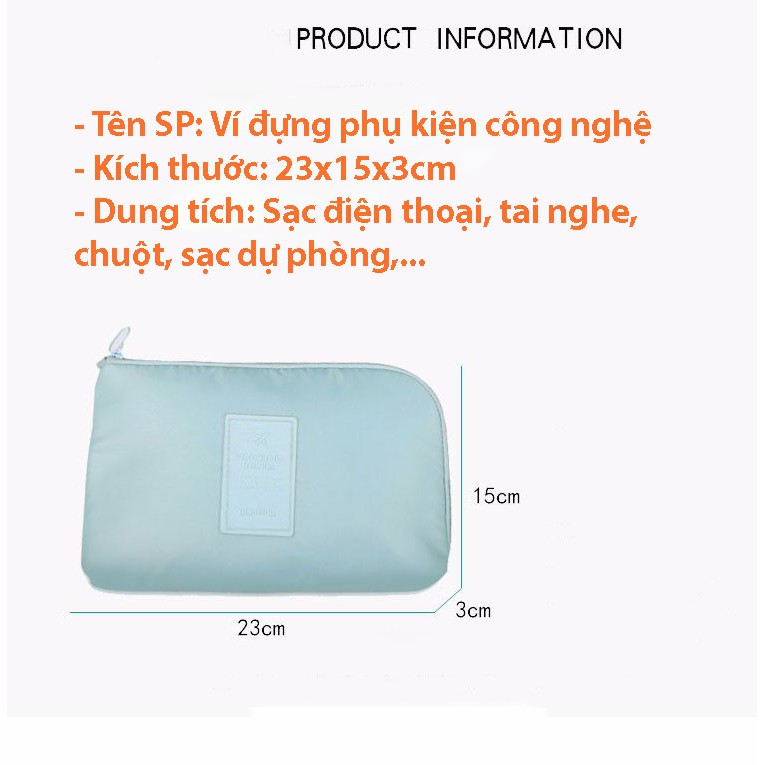 Combo phụ kiện túi/ví du lịch siêu chất lượng cho mùa hè