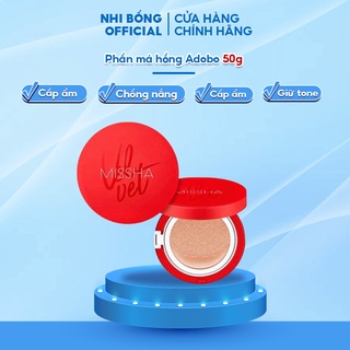 Phấn Nước Missha Velvet Finish Cushion Spf50+ Pa+++ Màu Đỏ 2 Tone Màu Che Khuyết Điểm,trắng Da & Chống Nắng