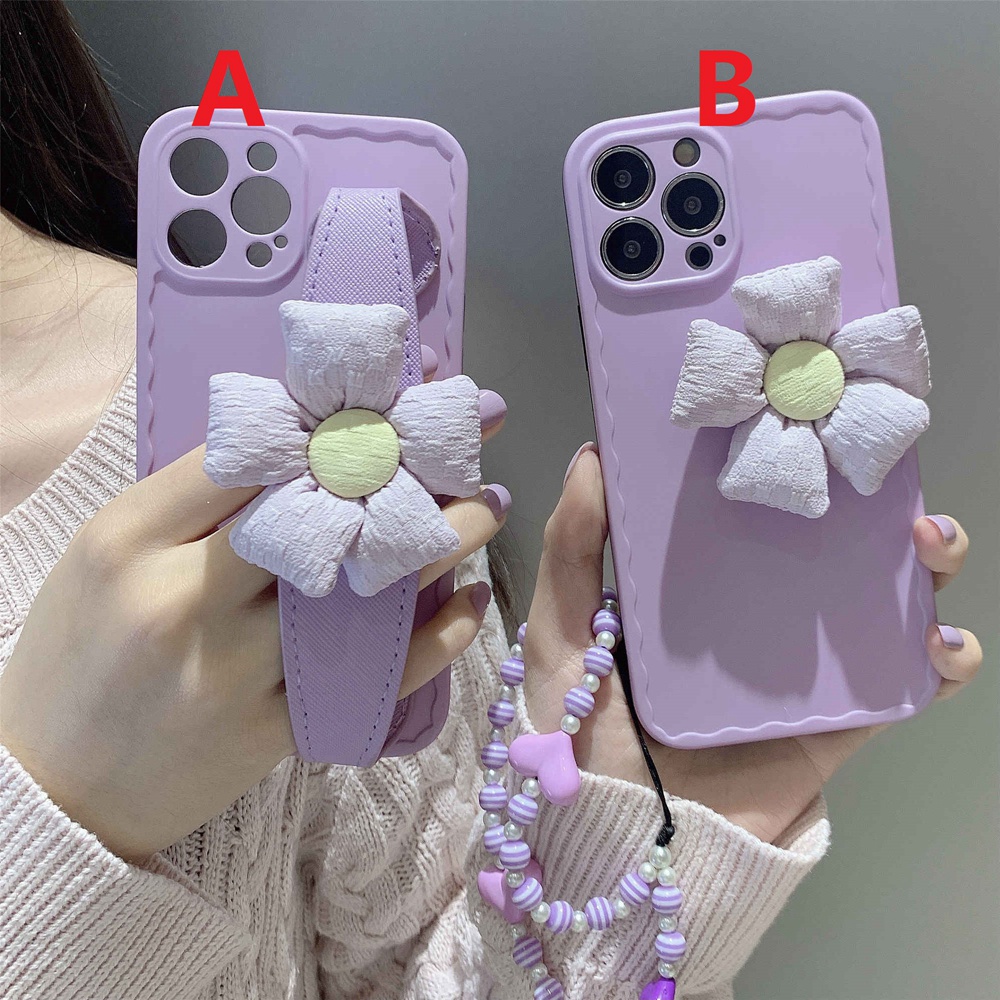 Ốp Điện Thoại tpu Mềm Màu Tím Cho iphone x xsmax 11 proamx 12 proamx 13proamx 7plus