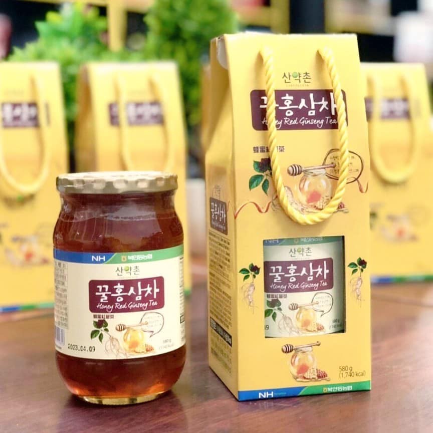 Sâm tươi ngâm mật ong Hàn Quốc 580g