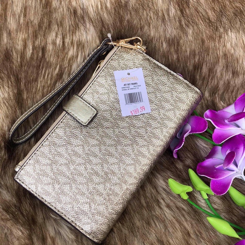 Ví Michael Kors double zipper size 18