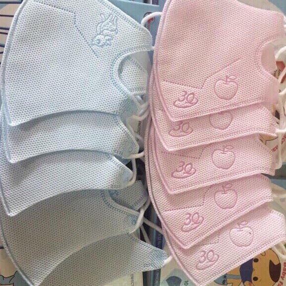 [SET 10 CHIẾC]Khẩu Trang Y Tế Trẻ Em 3D Lily,Dùng 1 lần Cho Bé Từ 3 Tháng Đến 5 Tuổi Màu Xanh/Hồng An Toàn Cho Bé