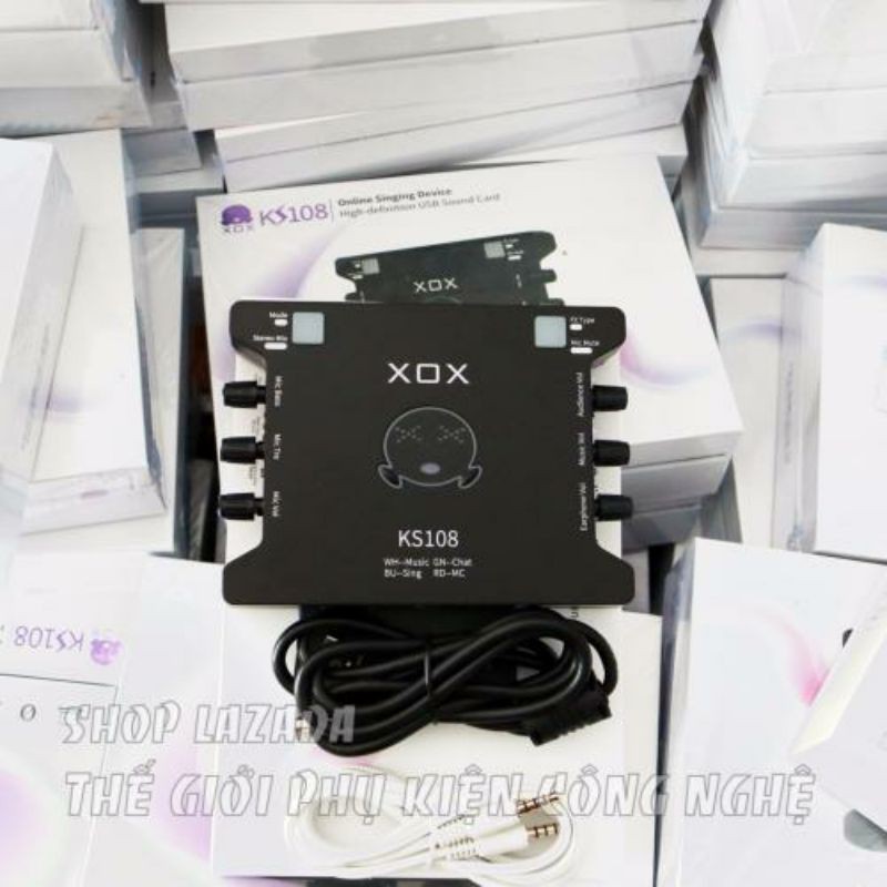 [Mã ELHACE giảm 4% đơn 300K] Sound card XOX KS 108 bản quốc tế