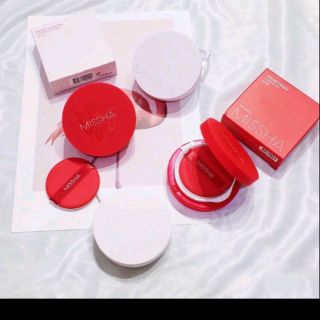 Phấn nước Cushion missha đỏ , hồng , trắng