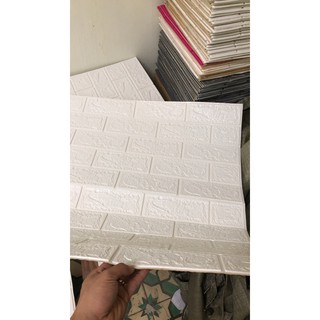 Combo 100 tấm xốp dán tường 3d 3mm 70x77cm
