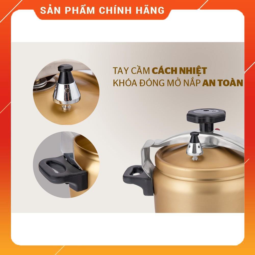 Nồi Áp Suất Cơ Anod SUNHOUSE SHA8604 Truyền Nhiệt Nhanh - Tỏa Nhiệt Đều, Có Van An Toàn Tiện dụng