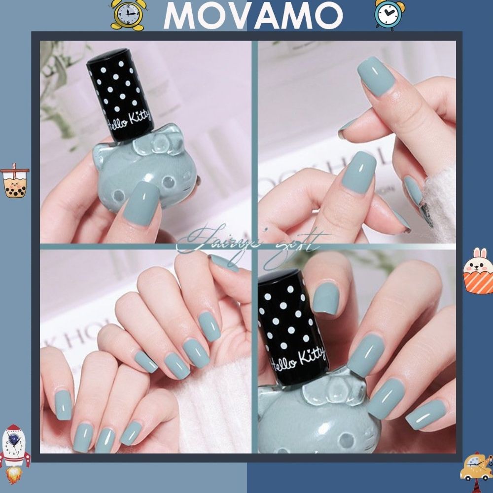 Sơn móng tay gel Movamo Hello Kitty bóng lì nhiều màu SM13