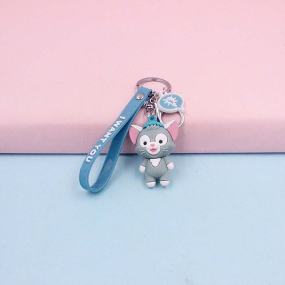 Móc Chìa Khóa / Điện Thoại Hình Chú Sóc Dễ Thương Bằng Silicon