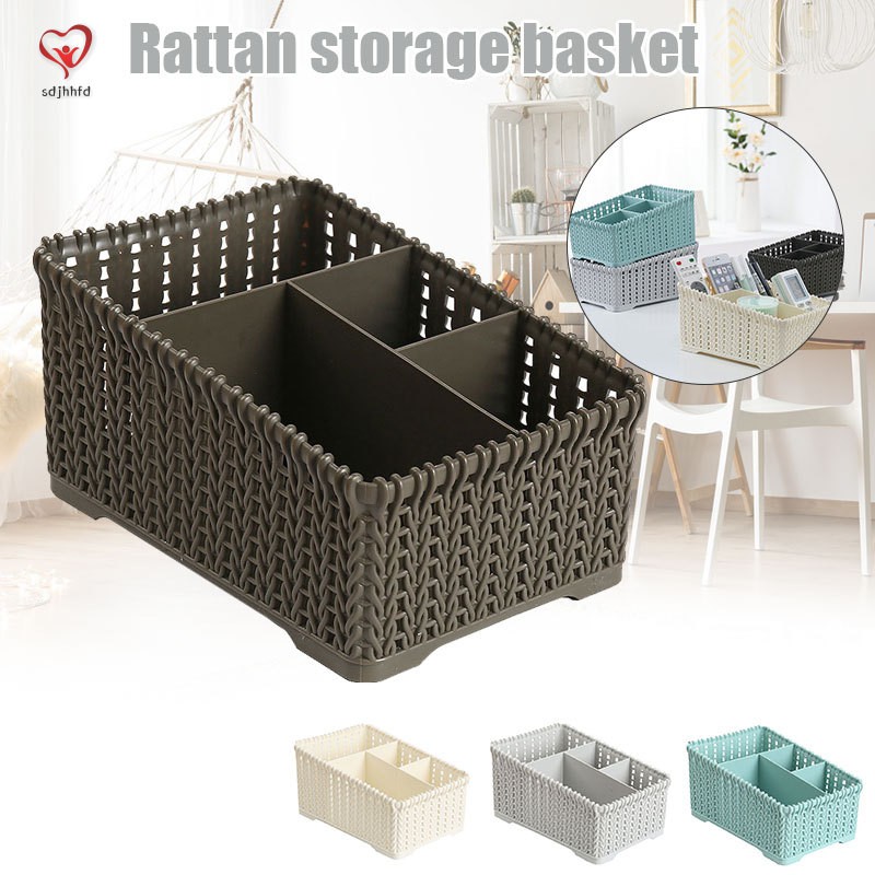 Giỏ Mây Đựng Đồ Trang Điểm Đa Năng